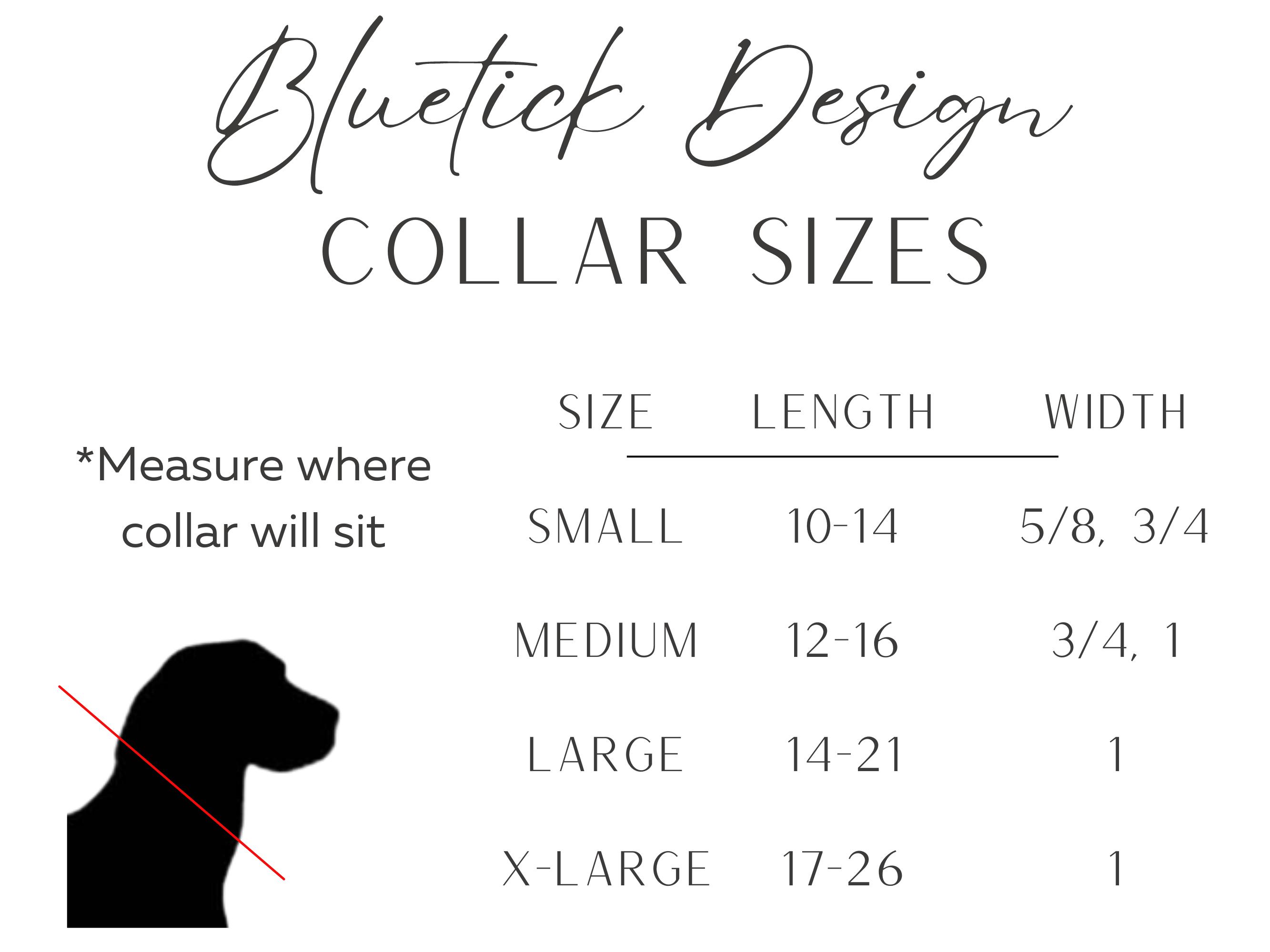 Bluetick Design Sunshine Polka Dot Dog Collar
