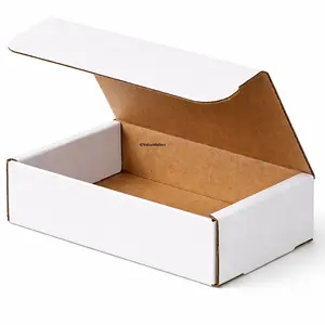50 - 6x4x2 White Corrugated Shipping Mailer Packing Box Boxes