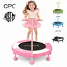SkyBound 36-inch indoor and outdoor baby trampoline - Suitable for children over 3 years old, featuring an upgraded 2.0mm steel frame, with adjustable handles, balance support and spiral springs - Children's leisure toy, birthday gift, backyard trampoline