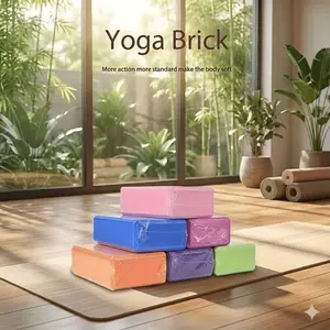 High-Density Yoga Brick Single Piece, Adult and Child Dance Stretch Aid, Fitness Flexibility Helper Tool, Essential Workout Accessory