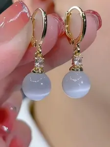 Elegant Imitation Pearl Earrings Set, Minimalist Design Ear Clips & Studs, High-Quality Faux Pearls Jewelry Gift for Women