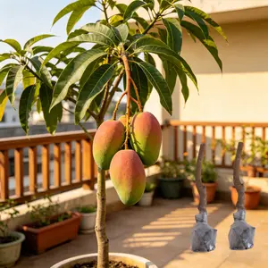 （SYQD#FF) Healthy Mango Tree Seedlings for Sale – Grow Your Own Tropical Fruit at Home, Fresh & Strong, Ideal for Garden or Indoor Planting