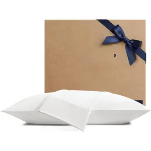 Evercool+ Cooling Pillowcases  - 2 Pillowcases for  ,  Infused Fabric for Hygienic Sleep, Silky Smooth for Curly Hair, High Elastic for Snug Fit (19x35 inches)