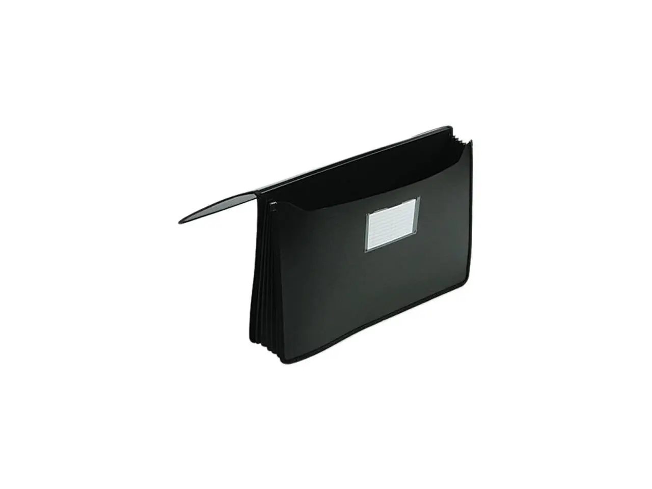 Smead 71510 Premium 5 1/4 Inch Expansion Wallets, Poly, Legal, Black
