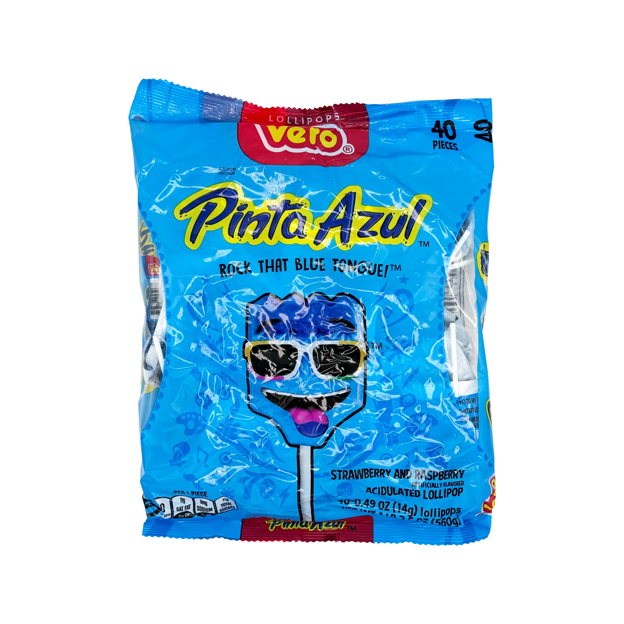 Vero Pinta Azul Candy (40 Pack) - Sweet Blue Raspberry Mexican Hard Candy, Classic Dulces Mexicanos, Fun and Fruity Treat Vero Pinta Azul Candy (40 Pack) - Sweet Blue Raspberry Mexican Hard Candy, Classic Dulces Mexicanos, Fun and Fruity Treat