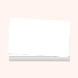 Plain White Postcards | Set of 100 | Size 3x5"