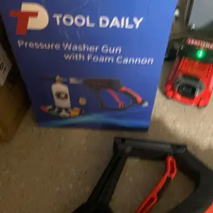 Tool Daily Short Handheld with  Cannon FOR PRESSURE WASHER,  1/4 Inch Quick Connector, Water Spray Tool with 5 Nozzle Tips, 1 Liter snow foam lance, FathersDayGift