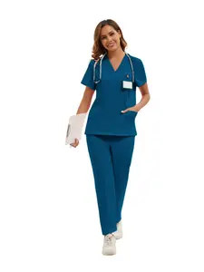2026 New Women's Doctor Hand Washing Suit Pet Hospital Nurse Suit Beauty Salon Women's Work Clothes Suit