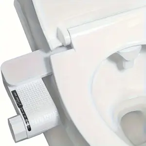 Bidet Attachment for Existing Toilet Seats Ultra Slim Non Electric Dual Nozzle Rear & Feminine Wash Fresh Cold Water Sprayer,summervibes