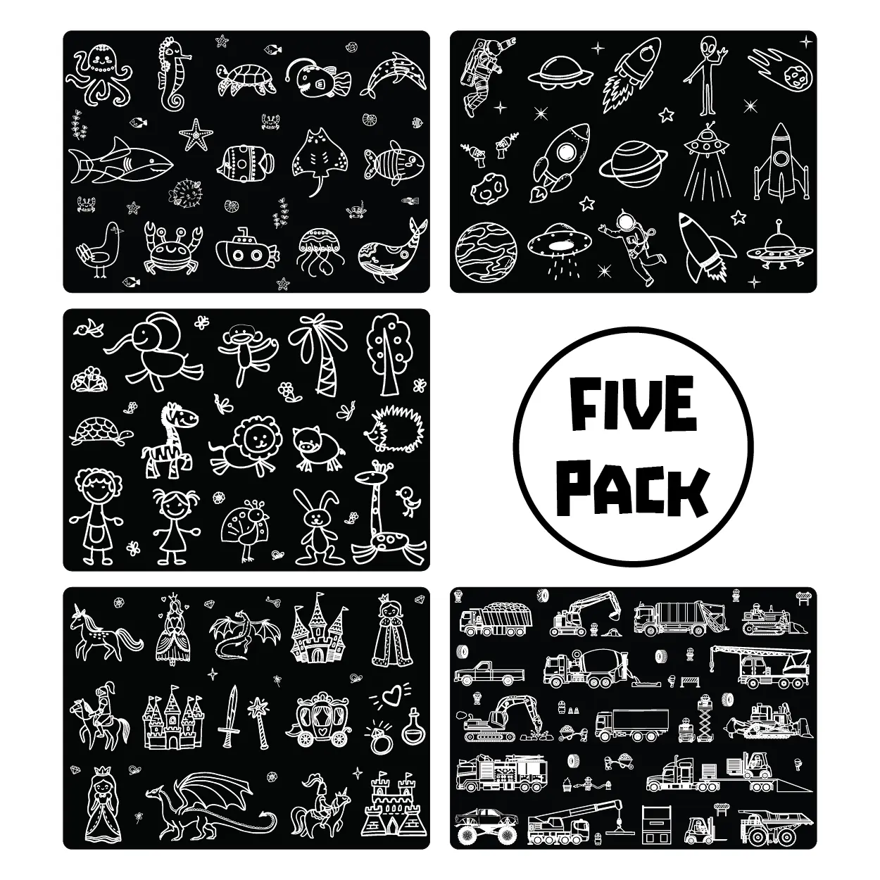 Stencil Five Pack