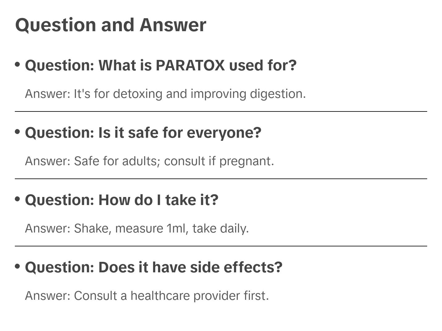 Paratox Detox & Cleanse Natural- Sherpa Gold Healthcare Supplement