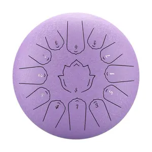 12 in 13 notes Steel Tongue Drum Percussion - Deep Calming Sound for Relaxation & Mindfulness - Ideal for Meditation Stress Relief & Quiet Evenings