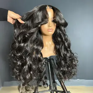 Geeta Hair Wear Go Glueless Wigs 100% Human Hair Pre-Cut 4x6 Transparent Lace Wigs 180% Density Pre Bleached  Knots Natural Hairline Loose Wave 13x4 Lace Front Wigs 250% Density#TikTokShopBackToSchool