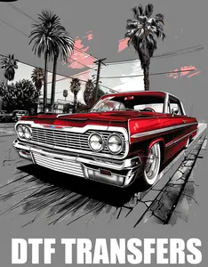 Premade Lowrider 1 DTF transfers | Ready to press | Direct to film Transfer | Quick shipping| Premade gang sheet