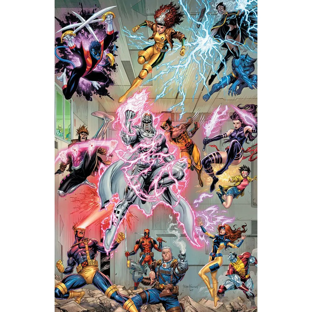 X-Men #12 Unknown Comic Tyler Kirkham Connecting Cover Exclusive ECCC CONVENTION Virgin Var (02/26/2025)
