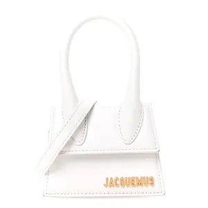 Pre-owned jacquemus Leather Shoulder Bags Smooth Calfskin Le Chiquito White