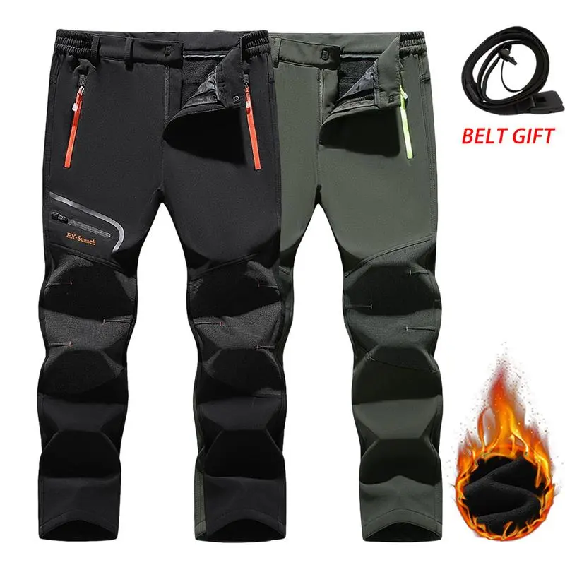 Black fleece + army green fleece