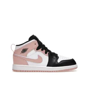 Jordan Kid's 1 Mid Arctic Orange Black Toe, from StockX