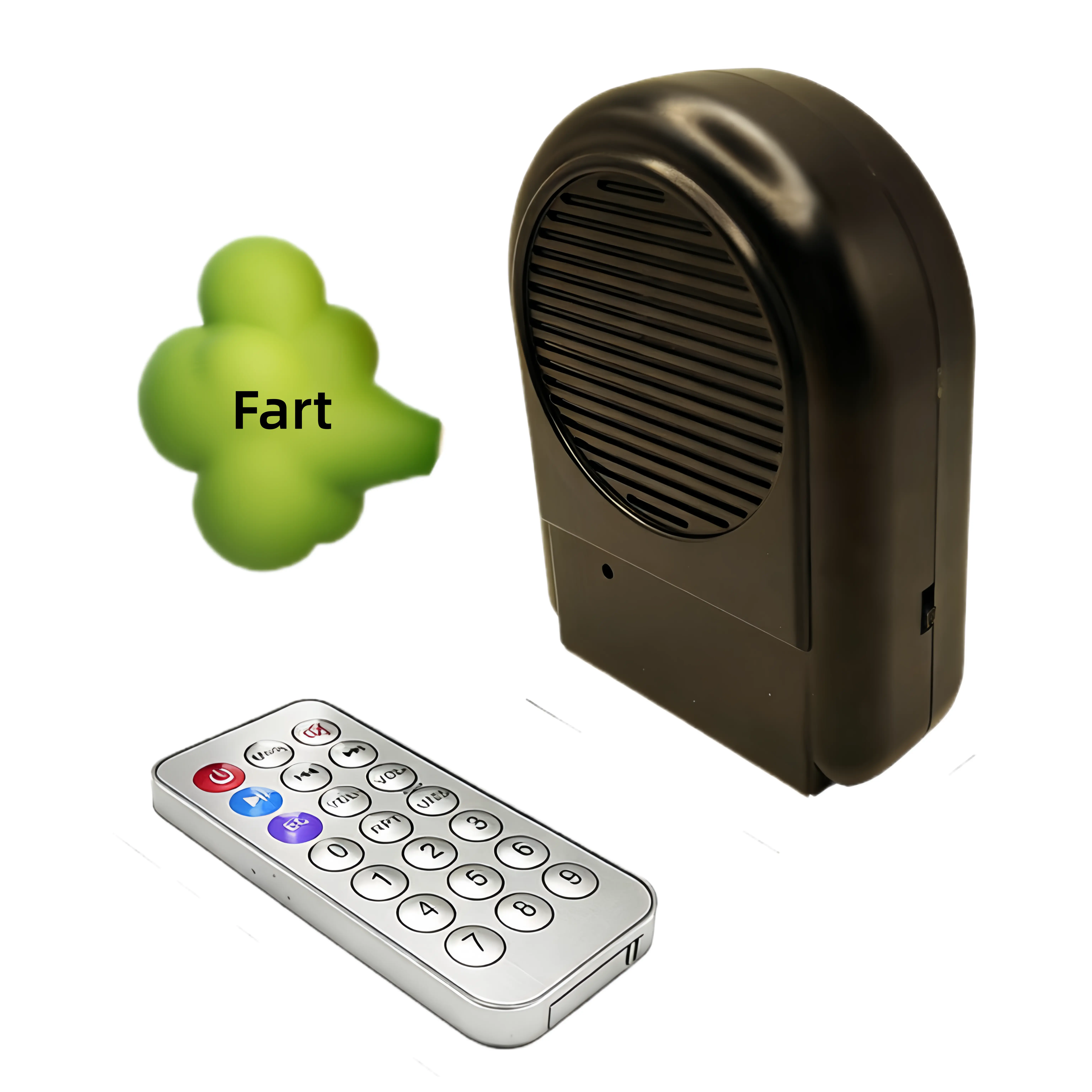 Fart Machine Wireless Remote Controlled Fart Sound Generator with 50 Realistic Sounds Novel Prank Device Funny Toys for Halloween Christmas 20 Meters Boom Box Technology Super Loud Adjustable Volume Easy Remote Control Multiple Playback Modes
