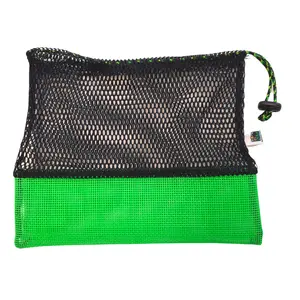Agate Bag - Mesh Collecting Bag - Lime Green - Rocks, Mushrooms, Beach Treasures - USA Made