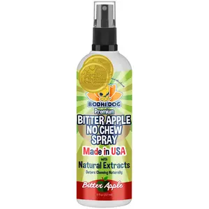 Bodhi Dog Premium Bitter Apple No Chew Spray | Natural Training Aid | Deter Dogs from Chewing & Biting | Made in USA