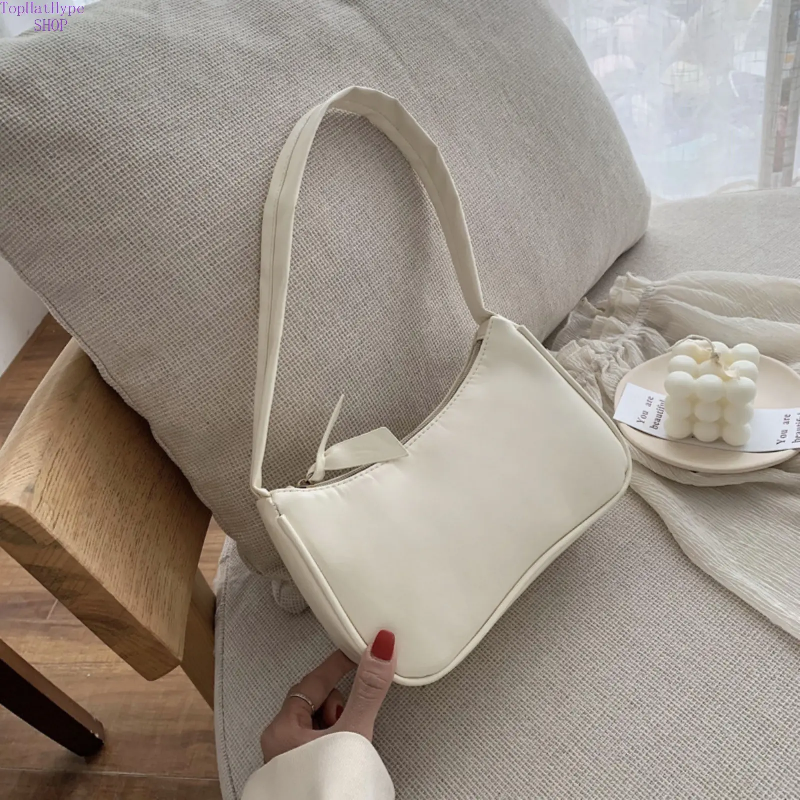 Women's Trending Korean INS-Style Shoulder Bag - Minimalist Versatile Handbag, Underarm Crossbody, Top Handle Everyday Purse, Mother's Day Gifts, Ideal for Daily Outings & Work,summerwins