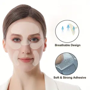 6pcs Silicone Face Patches Reusable Skin Care Tools for Forehead Lips Eyes Smile Lines Anti Wrinkle Treatment Beauty Essentials, Clear, Facial Care Tool