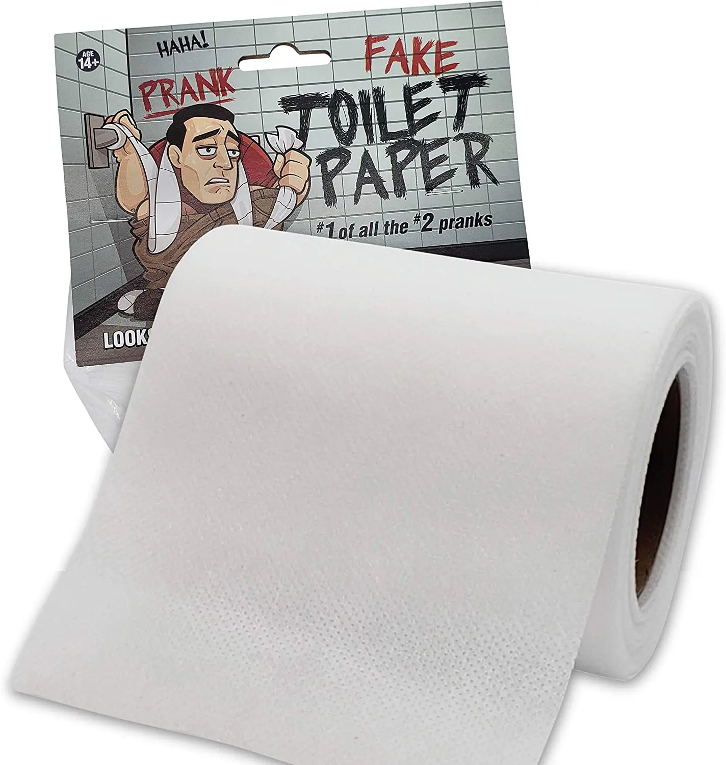No Tear' Funny Prank Toilet Paper - Impossible to Rip -Fake Novelty Stuff for Adults and Kids - Gag Non Rip Paper - Hilarious and Shocking Joke that will have your Friends and Family in Stitches