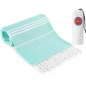 Turkish Beach Towels Vacation Essentials Quick Dry Sand Free Oversized Bath Pool Swim Towel Extra Large XL Blanket Adult Travel Cruise Accessories Must Haves Clearance Stuff Necessities