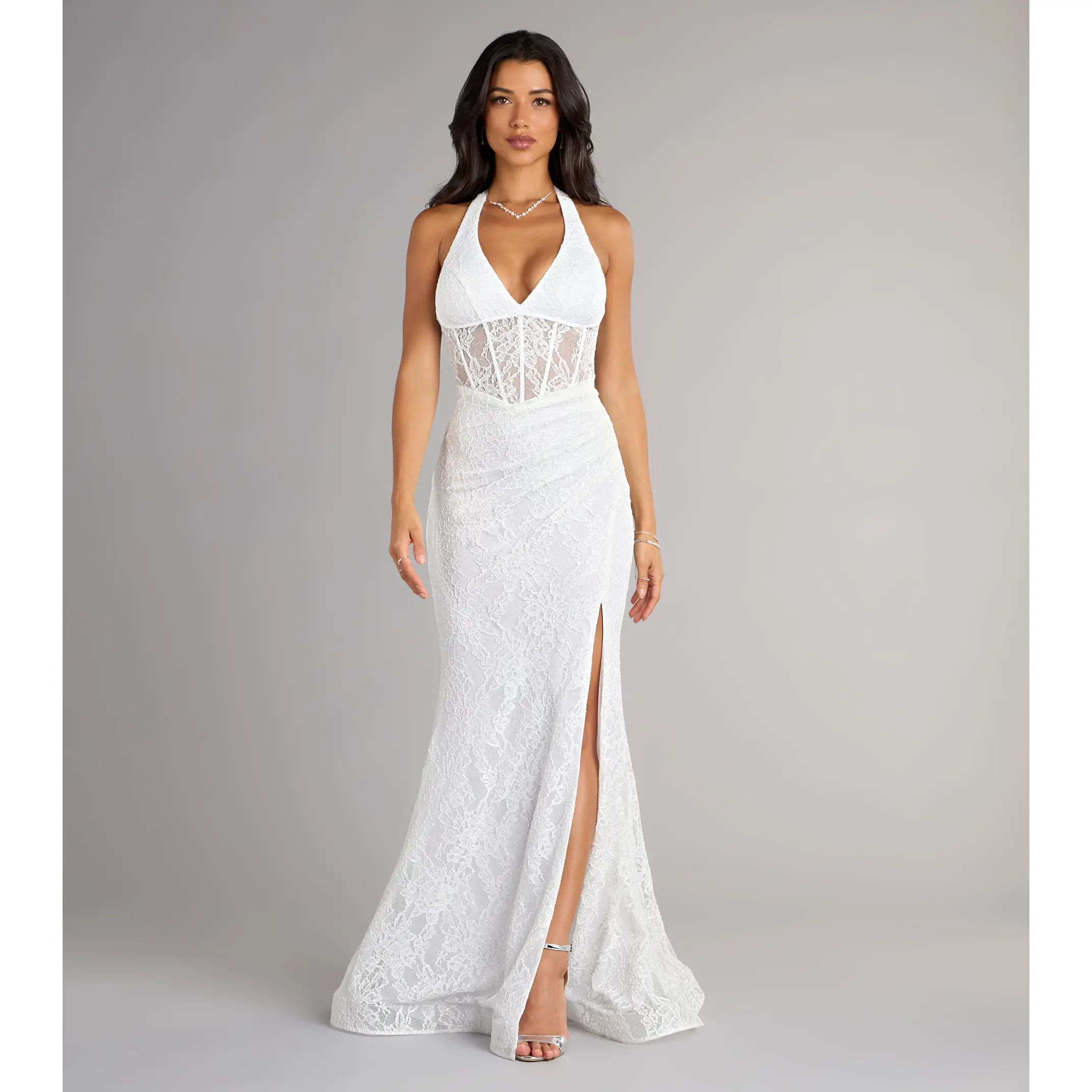 vicky formal lace corset dress - TikTok Shop