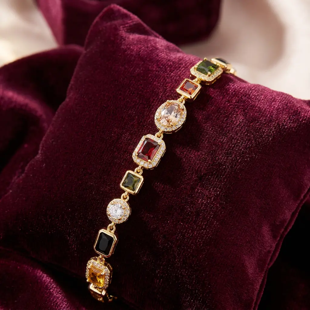 GEMSTONE BRACELET (GOLD)
