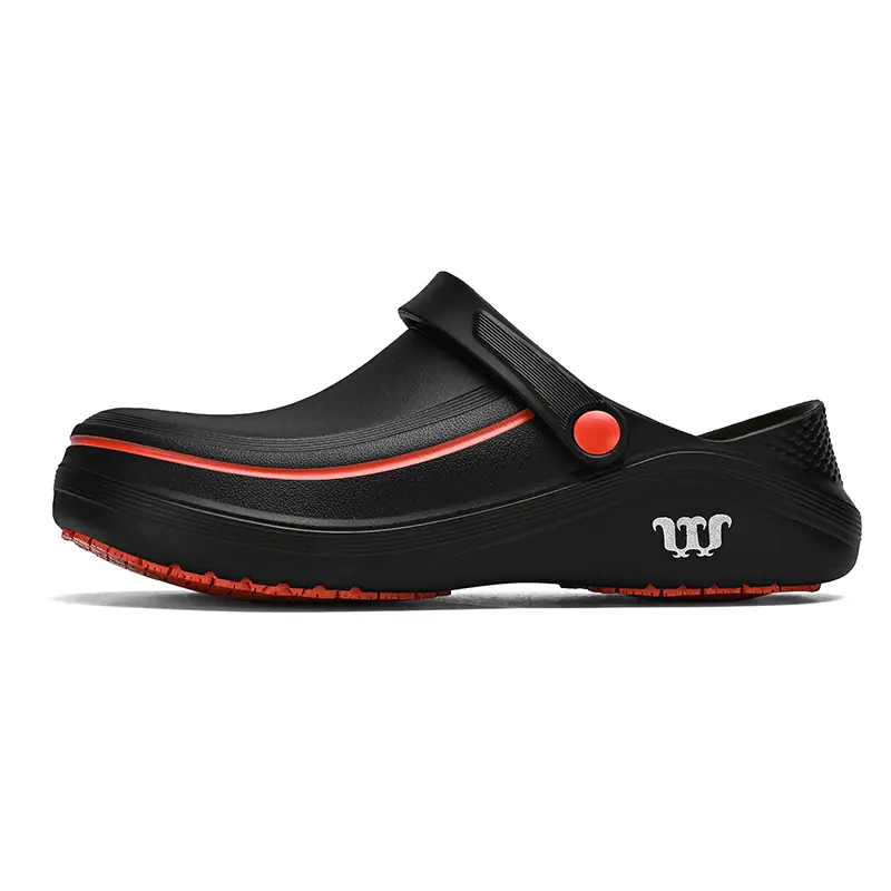 2024 summer new thick-soled breathable chef shoes waterproof, oil-proof and non-slip shoes