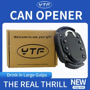 YTF Universal beverage can opener bottle opener， suitable for draft beer, soda and other beverages, it is the best tool for the beach, bonfire party， barbecue party, suitable for any size of cans, is a must-have tool in the kitchen