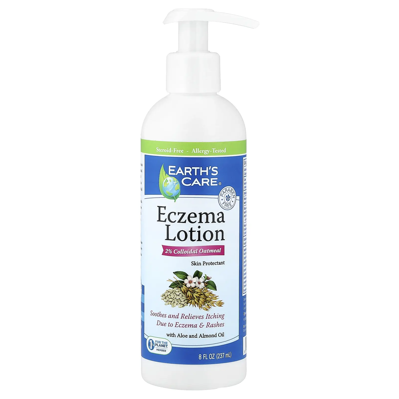 Earth's Care Eczema Lotion, 2% Colloidal Oatmeal, 8 fl oz (237 ml) | HSA/FSA Eligible