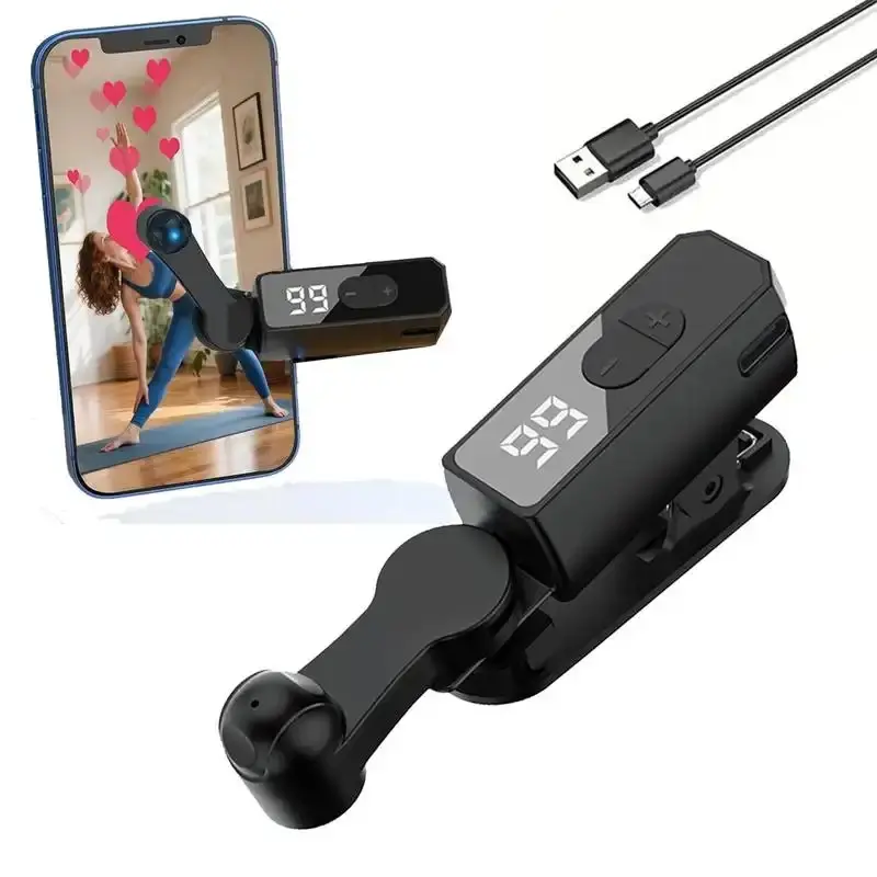 2026 Upgraded Rechargeable Automatic Clicker - Cellphone Fast Screen Tap Simulator, Portable Game Smart Trigger, Quick-Release Smartphone-Mounted Tool, Shopping Rewards Aid, Bundle with Screen Selfie & Smart Stick Accessories, Screen Selfie Accessories