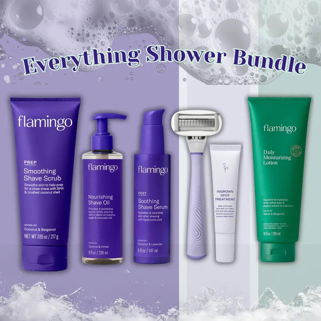 Everything Shower Bundle, Gift Basket, Sensitive hair remover oil, Birthday Gift