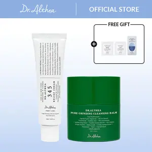 [Dr.Althea Official] 2-Step Cleanser & Moisturizer Set - Cleanser & Moisturizer, Gentle, Vegan, Korean Skincare for All Types