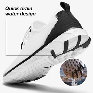 ALEADER Men's Lightweight Breathable Watershoes Quick Dry Xdrain Water Sports Shoes for Beach Seaside Pool SpringStatements
