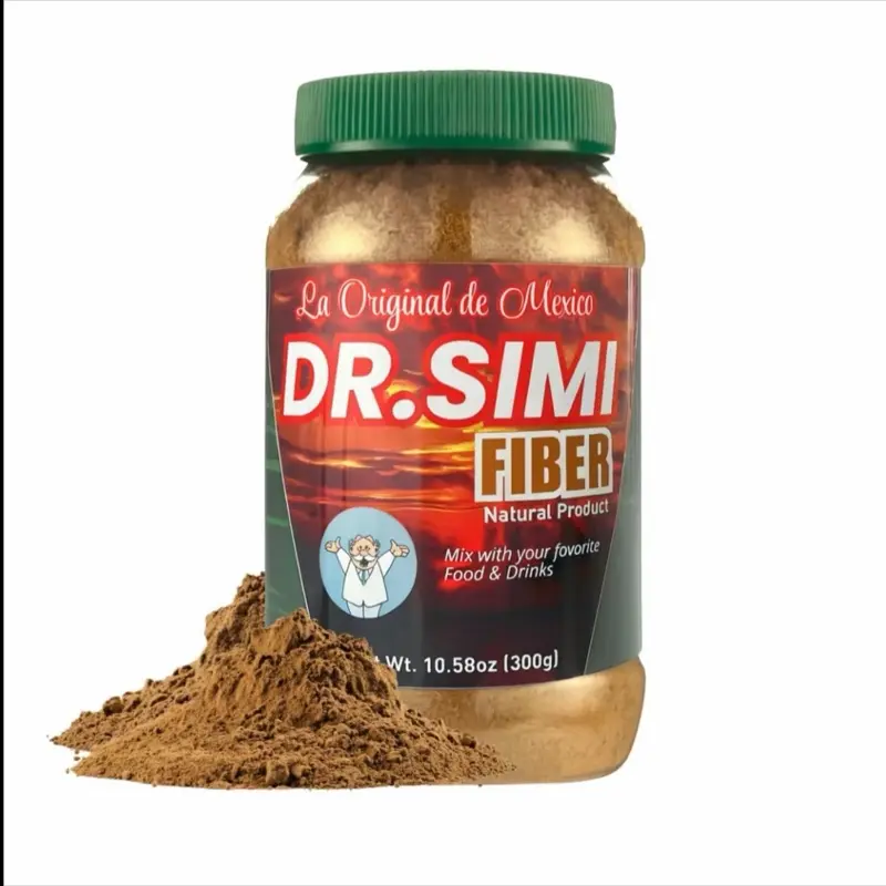 New Packaging! Same Viral Formula - La Original Fibra de Mexico Dr.Simi Daily Fiber 300g (10.5oz) - All-Natural Fiber Blend with Wheat Bran, Maguey, and Cocoa – Perfect Mix for Food & Smoothies