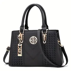Women's Stylish Crossbody Shoulder Bag Trendy PU Leather Handbag with Adjustable Strap for Casual Outfits