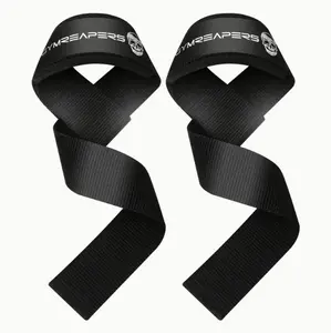 Lifting Straps - Black Gym Equipment for Enhanced Performance and Support