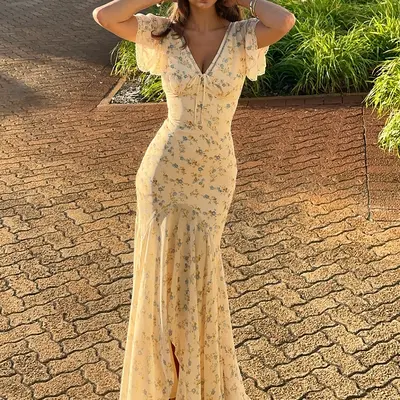 bethany midi dress for love and lemons Bethany Midi Dress