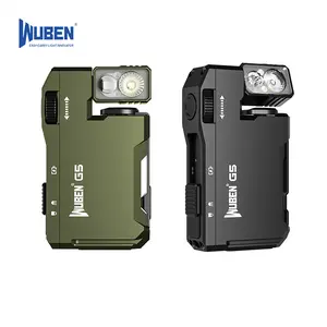 WUBEN G5 EDC Flashlight 400 Lumens - RGB Light | 180° Rotation, Type-C Rechargeable, Perfect for Hiking, Camping, Work, dealsforyoudays