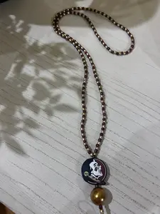FSU Florida State University Seminoles Custom Beaded Lanyard