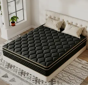 Mattress 10/12/14 Inch Twin Full Queen King Memory Foam & Spring Medium Firmness Lumbar Support for Home Rooms Hotels Boxed Halloween Christmas Gift Ergonomic Queen Size Mattress for a Romantic Night’s Sleep outdoorfun summergarden