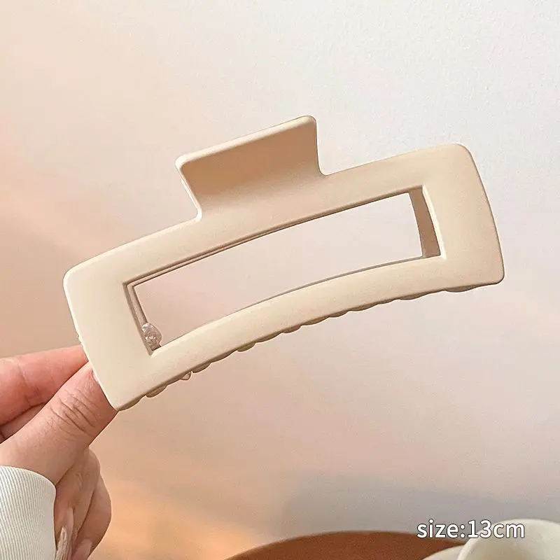 138 # khaki large grip clip 12.5cm#