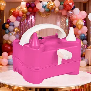 electric balloon pump balloon blowerinflatable pump double hole automatic inflatorinflatable ball machine wedding room balloonblowing weapon