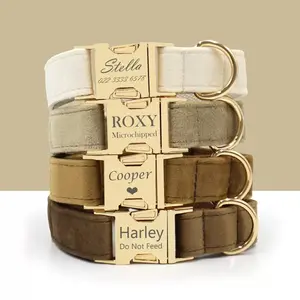 Personalized Dog Collar 1Pc Custom Engraved Soft Engraved Nameplate Durable ID Durable Nylon Material Easy to Install