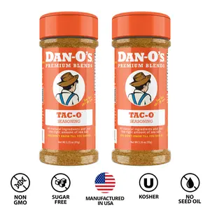 Dan-O's Seasoning Tac-O - Small bottle 2 pack - Taco Mexican seasoning