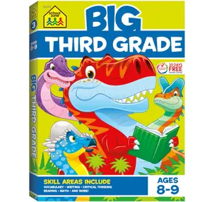 School Zone Big Third Grade Workbook: 320 Pages, 3rd Grade, Reading, Writing, Math, Science, History, Social Science, Critical Thinking, Ages 8-9 (School Zone Big Workbook Series) Paperback